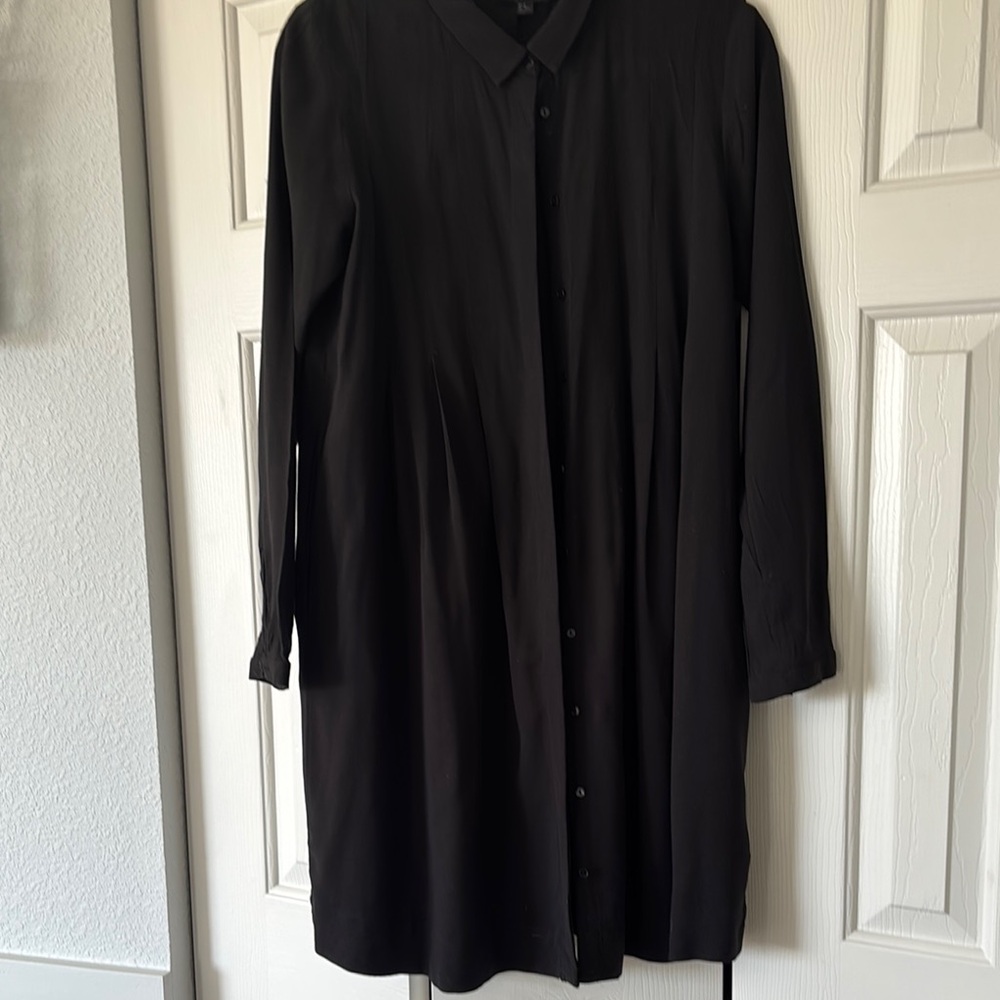 COS Black Long Sleeve Dress